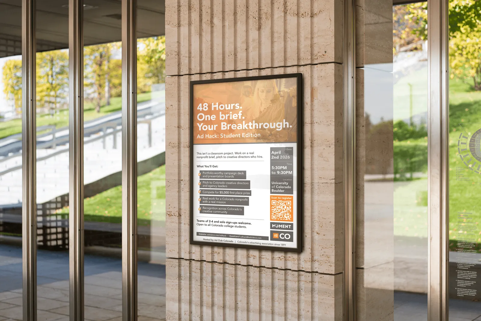 AdHack Student Edition. Brand system by Diego Lujan Studio
