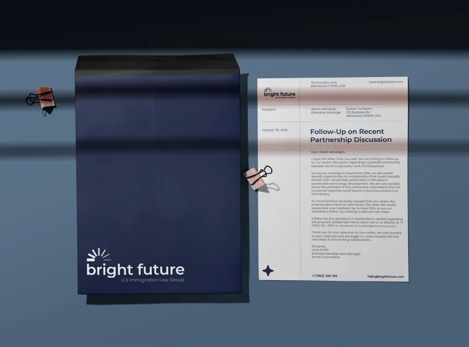 Bright Future. Brand identity in progress by Diego Luján Studio