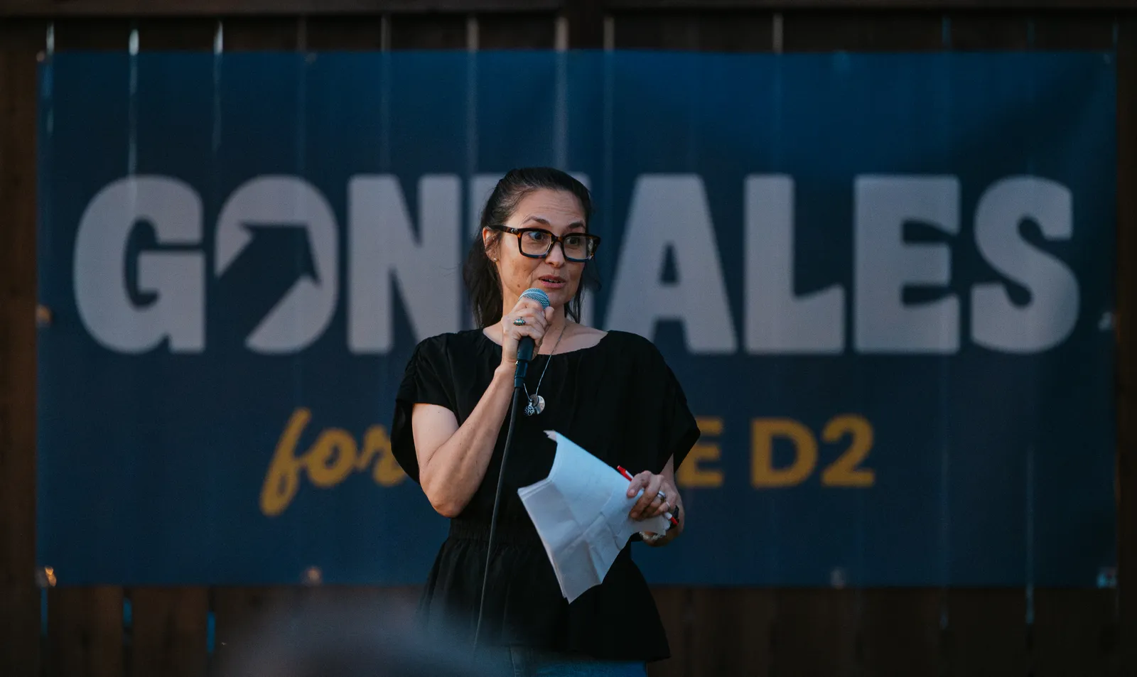 Emily Gonzales for City Council. Political Campaigns brand identity by Diego Luján Studio