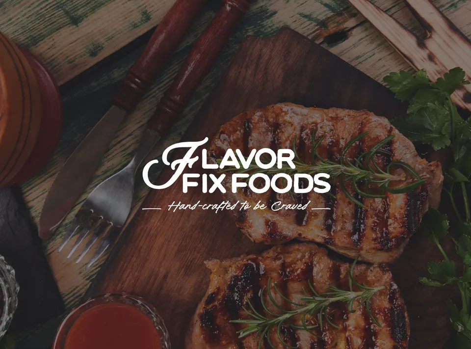 Flavor Fix Foods. Consumer Brands brand identity by Diego Luján Studio
