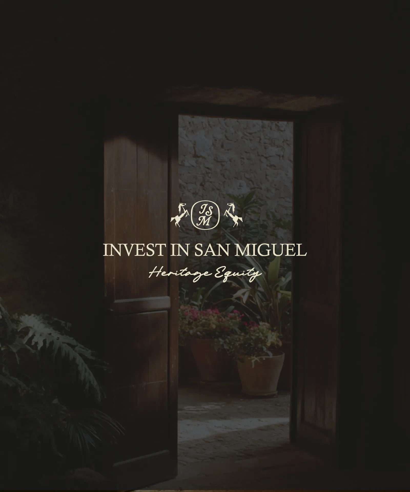 Invest In San Miguel — Real Estate brand identity by Diego Luján Studio